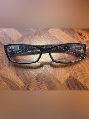 Jimmy Choo Black Vintage Eyeglass Frames. Bejeweled.